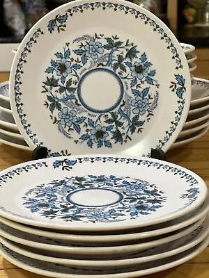 Noritake Progression China Blue Moon 9022 Bread Plates  6 3/8  Set Of 6 • $39.95