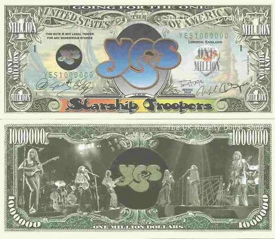 Yes Starship Troopers Going For The One Million Dollar Bills X 2 Rock Band • £1.99