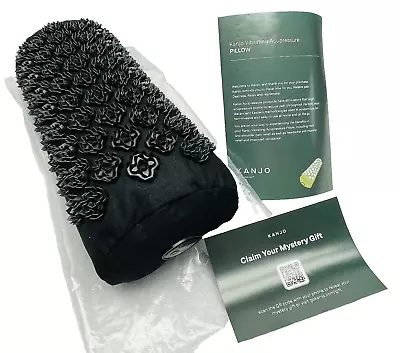 NWT Kanjo Vibrating Acupressure Pillow Pain Relief Relaxation 14  X 6  X 4  • $55