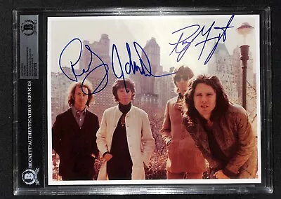 The Doors Signed Group X3 8x10 Photo Auto Grade 10 BAS (Grad Collection) • $1694