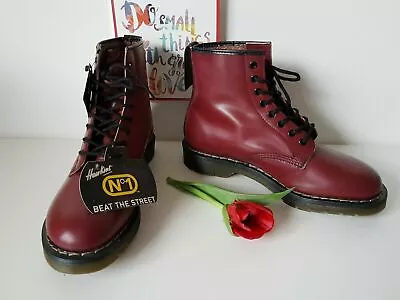 £264 • Buy Hawkins No 1 Boots (dr Martens) Oxblood Red 1460 8 Eye Vintage England UK 5 E 38