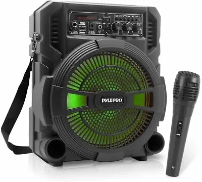 Pyle 600W Rechargeable Wireless Outdoor Bluetooth Speaker Portable PA System • $55.99