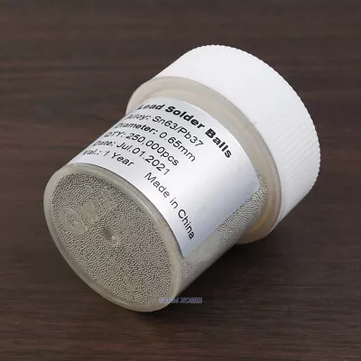 BGA Lead Solder Balls 63/37 0.65mm 250K For Soldering Repair • $56.15