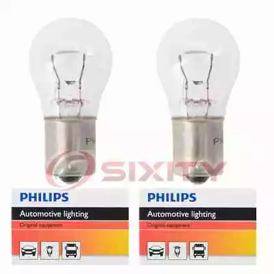 2 Pc Philips Brake Light Bulbs For Volvo 142 144 145 164 242 244 245 262 264 Zb • $8.83