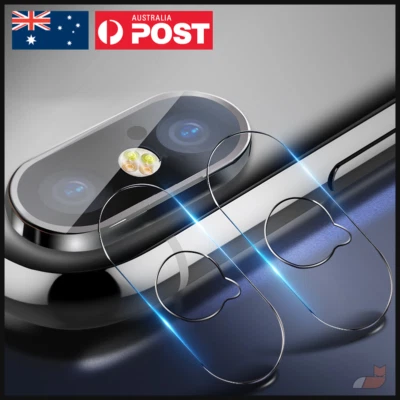 $7.95 • Buy IPhone X Xs Xs Max Camera Back Lens Tempered Glass Screen Protector For Apple