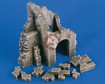 Verlinden 1/35 Ruined Castle Section Remains [Plaster Diorama Model Kit] 1865 • $145.52