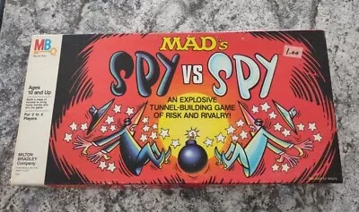Mad’s Spy Vs. Spy Board Game Milton Bradley Vintage 1986 Excellent Condition • $27.99