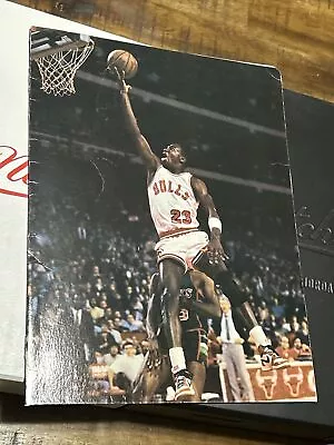 Michael Jordan Rookie Folder 1985 McDonald’s Chicago Bulls Home Schedule... • $55.55