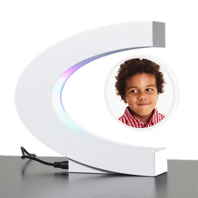 £35.86 • Buy Electronic Magnetic Levitation Floating Photo Frame LED Light US Birthday Decor