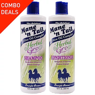 Mane 'N Tail Herbal Gro Shampoo And Conditioner Twin Pack 355ml • £14.99