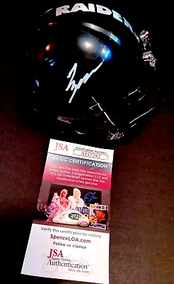 TYREE WILSON Las Vegas Raiders SIGNED Mini Helmet JSA COA 2023 DRAFT • $122.27