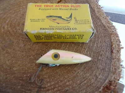 Vintage Hanson Salmon Plug In Correct Box - Size 3 Pink Pearl • $12.99