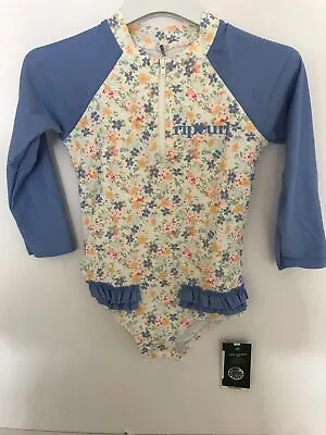 Rip Curl - UV Swim Suit For Girls - Long Sleeve Blue Age 6 • £24