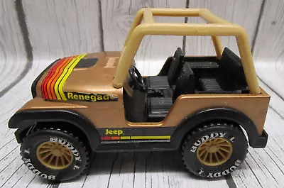 Vintage Buddy L Copper 5.5  Jeep Renegade Metal Toy - Made In Hong Kong • $14.95