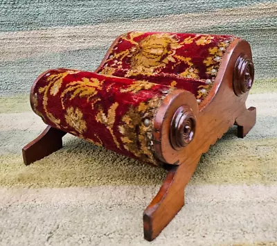 Antique Victorian Hand Made Gout Stool Footstool • $89.99