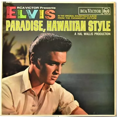 RCA VICTOR RECORD SF7810 STEREO ORIGINAL UK 1966 ELVIS PRESLEY Paradise Hawaiian • $60