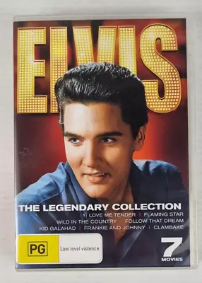 Elvis The Legendary Collection 7 Movies DVD - Region 4 - Free Postage • $44.95
