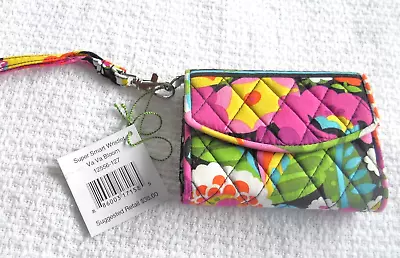 Nwt Vera Bradley   Va Va   Bloom  Super Smart Wristlet • $14.99