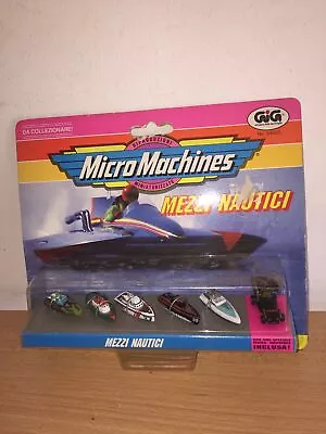 Galoob Micro Machines BOATS COLLECTION With BONUS CAR #64000 MOC 1993 • $63.11