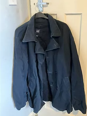 Mens Gap Blue Reefer Jacket Size XL Good Condition • £7