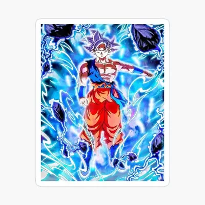 Goku Ultra Instinct Sticker Decal Vinyl For Car Truck Sticker 5 Inch • $7.13