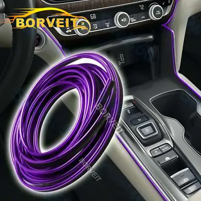 Purple Car 16FT Interior Edge Gap Line Moulding Strip Auto Decor Trim • $17.37