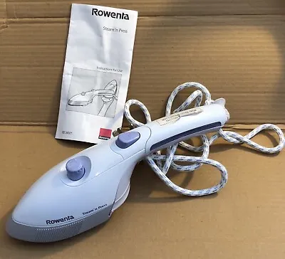 £25 • Buy Rowenta Da-70 Steam ‘n Press Handheld Travel Iron/steamer 1000w Uk-hardly Used