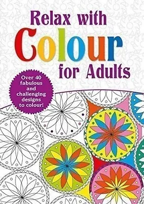Mind Relaxing Colour Therapy Book Adult Anti Stress Colouring Book For All Ages • £2.99