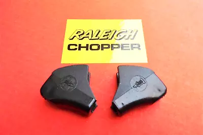 RALEIGH CHOPPER MK1 MK2 GRIFTER - NEW RETRO BLACK BRAKE LEVER HOODS / COVERS X 2 • $25.17