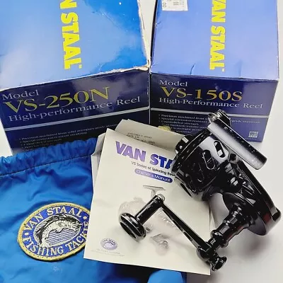 Van Staal VS 200 Reel Black Original USA VS200N 2 Blue Boxes 3000's Serial Bag • $650