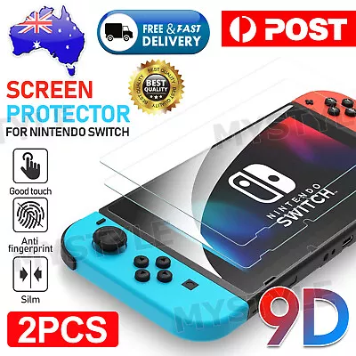 $7.95 • Buy 2X Nintendo Switch Screen Protector Film Guard Tempered Glass ForNintendo Switch