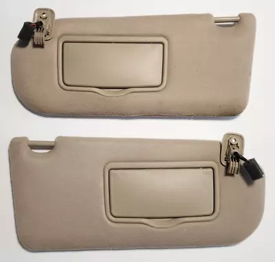 2003-2008 Mazda 6 Sun Visor Pair RH LH Driver Passenger Tan OEM Used • $45.95