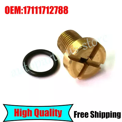 Radiator Overflow Coolant Expansion Tank Bleeder Screw Gold For BMW E36 E39 E46 • $6.13