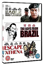 Classic Films Triple - The Boys From Brazil/The Eagle Has Landed/Escape To... • £1.99