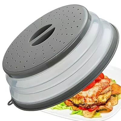 Microwave Splatter Cover Vented For Food Splatter Guard & Colander Kitchen G... • $9.66