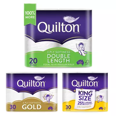 Quilton Toilet Paper Tissue Rolls Best Selling Toilet Paper • $25.25