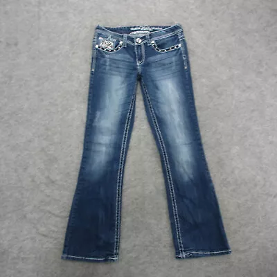 Vanity Jeans Women's 27x33 Blue Medium Wash Flare Jeans • $15.99