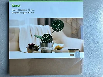 Cricut HEAVY CHIPBOARD (2mm) 5x 11 X11  Sheets - (5pk) • £16