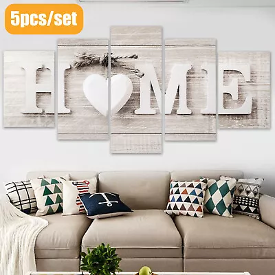 5Pcs Unframed Modern Wall Art Painting Print Canvas Picture Home Room Decor Set • $7.87