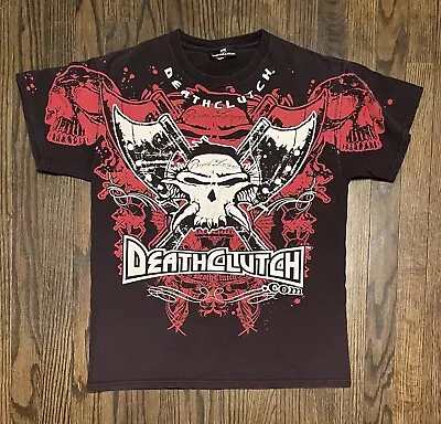 Tapout Death Clutch Brock Lesnar Mens Medium Skull WWE UFC 121 Walkout Tee Shirt • $29.99