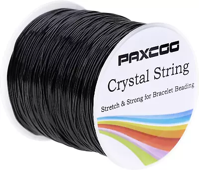 Stretchy String For Bracelets 0.8Mm Black Elastic String Bracelet Cord Jewelry  • $13.14