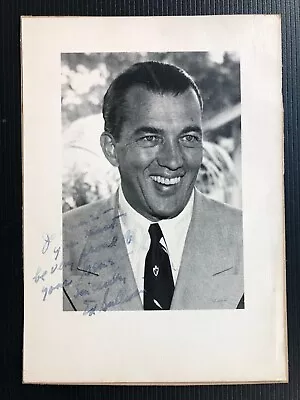 ED SULLIVAN Autographed Photo With Inscription Beckett BSA S97107 • $175