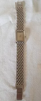 LADIES STAUER Silver Tone Metal Bracelet Watch ~  925 Silver Ingot  • £19.99