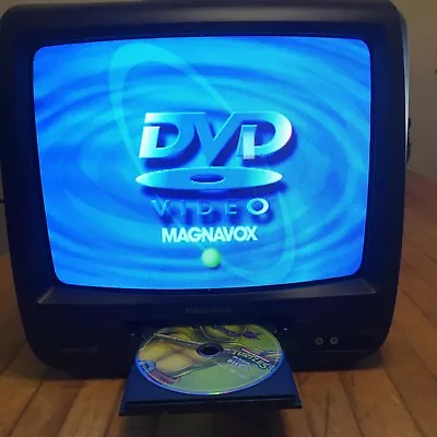 Vintage Magnavox 13” SDTV CRT CD130MW9 TV DVD Combo Retro Gaming No Remote • $150