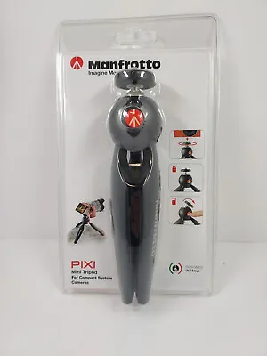 Manfrotto MTPIXI-B Pixi Mini Tripod With Handgrip For Compact System Cameras... • £25
