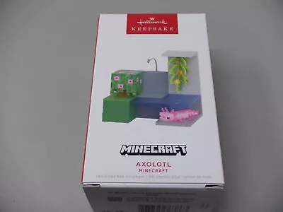 Hallmark 2022 Minecraft Axolotl  Keepsake Ornament New  GM6180 • $8.48