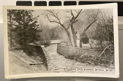 RPPC Rattlesnake Creek Missoula  Montana MT Cecil Nixon Real Photo Postcard C29 • $19.45