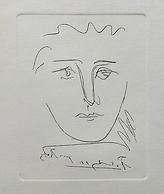 $149.99 • Buy Pablo Picasso POUR ROBY Restrike Etching Signed In The Plate Art With COA