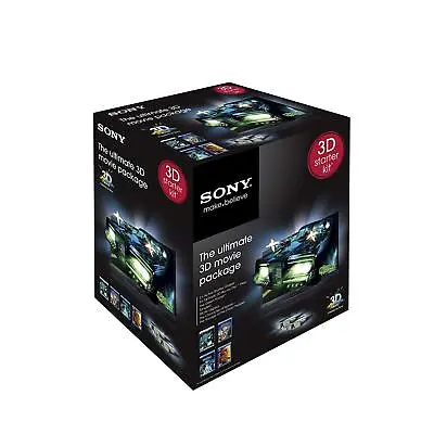 £59.90 • Buy Sony 3D Accessory Kit (2x TDGBR250 Glasses And 4x 3D Discs) - New