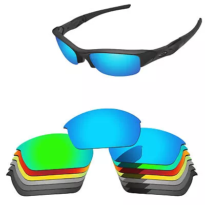 PapaViva Polarized Replacement Lenses For-Oakley Flak Jacket 63mm-Opt • £10.16